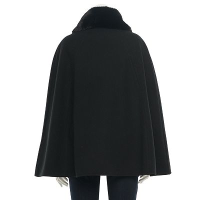 Women's Apt. 9® Faux-Fur Collar Cape