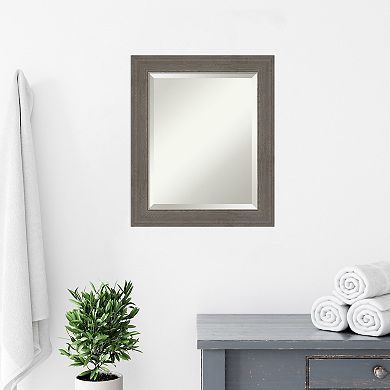 Amanti Art Alta Framed Bathroom Vanity Wall Mirror