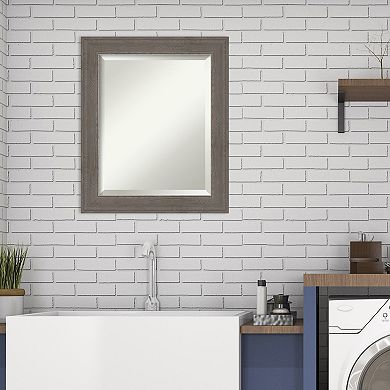 Amanti Art Alta Framed Bathroom Vanity Wall Mirror