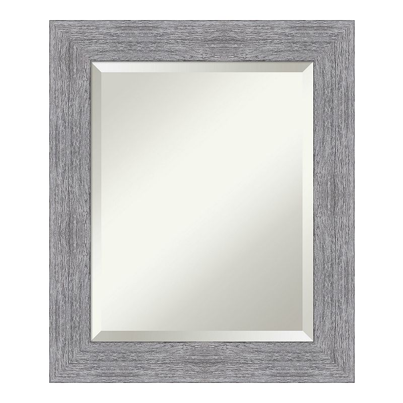 28150845 Amanti Art Bark Rustic Gray Framed Bathroom Vanity sku 28150845
