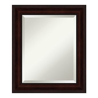 Amanti Art Coffee Bean Framed Bathroom Vanity Wall Mirror