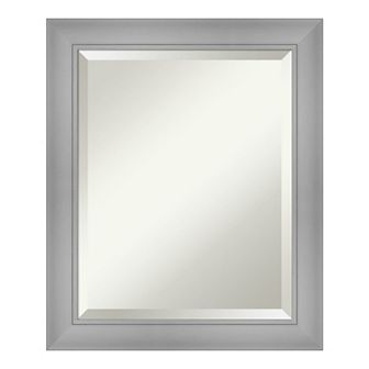 Amanti Art Flair Polished Framed Bathroom Vanity Wall Mirror
