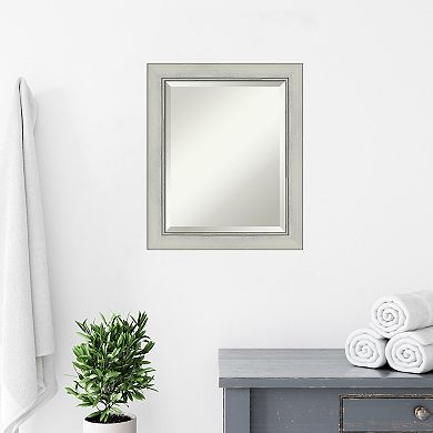 Amanti Art Flair Framed Bathroom Vanity Wall Mirror