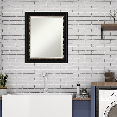 Amanti Art Manhattan Framed Bathroom Vanity Wall Mirror