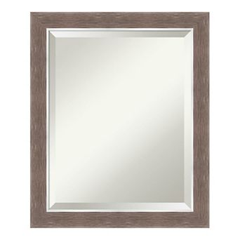 Amanti Art Noble Mocha Framed Bathroom Vanity Wall Mirror