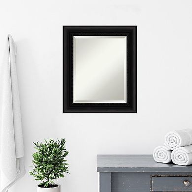 Amanti Art Parlor Framed Bathroom Vanity Wall Mirror