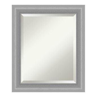 Amanti Art Polished Peak Framed Bathroom Vanity Wall Mirror