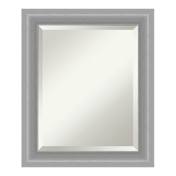 Amanti Art Polished Peak Framed Bathroom Vanity Wall Mirror
