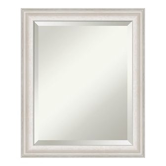 Amanti Art Trio White Wash Bathroom Vanity Wall Mirror