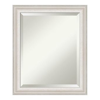 Amanti Art Trio White Wash Bathroom Vanity Wall Mirror