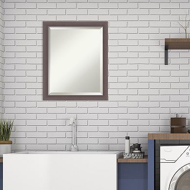 Amanti Art Urban Framed Bathroom Vanity Wall Mirror