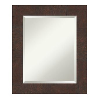 Amanti Art Wildwood Framed Bathroom Vanity Wall Mirror