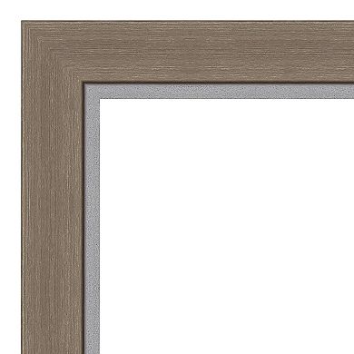 Amanti Art Eva Brown Narrow Full Length Over-The-Door Mirror