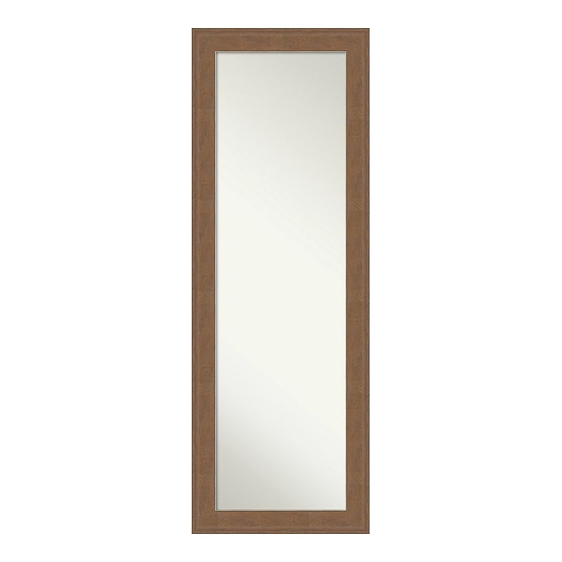Amanti Art Alta Medium Brown Full Length Over-The-Door Mirror