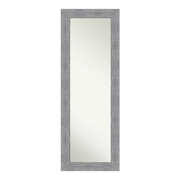 Amanti Art Bark Rustic Grey Full Length OverTheDoor Mirror
