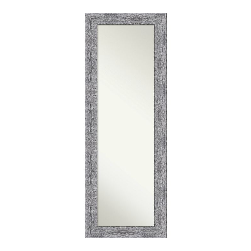 Amanti Art Bark Rustic Grey Full Length Over-The-Door Mirror