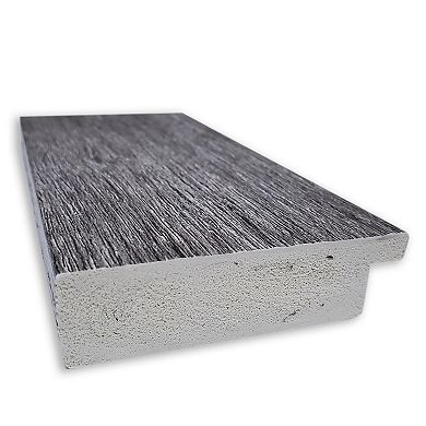 Amanti Art Bark Rustic Grey Full Length Over-The-Door Mirror
