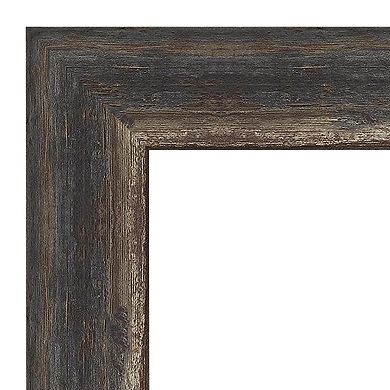 Amanti Art Bark Rustic Char Full Length Over-The-Door Mirror