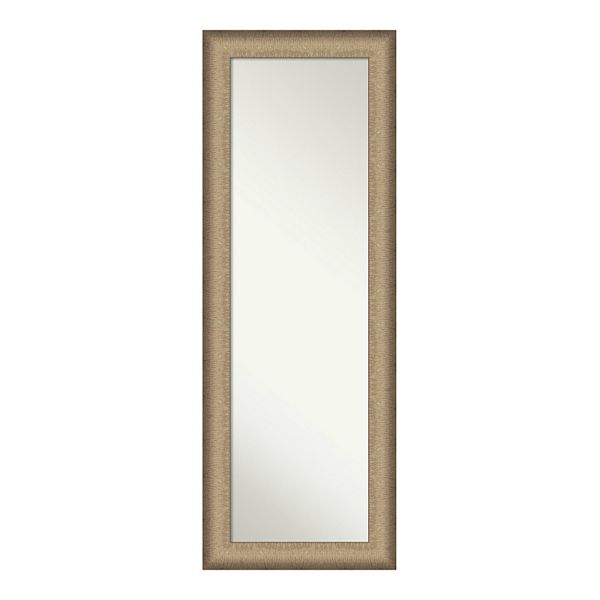 Amanti Art Elegant Brushed Bronze Full Length OverTheDoor Mirror