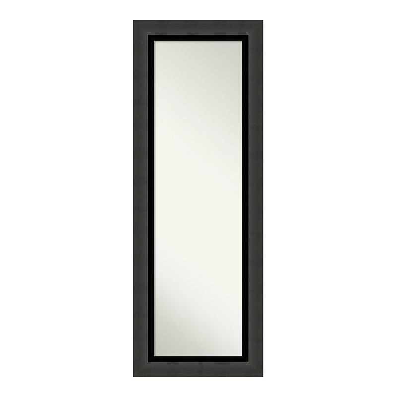 Amanti Art Tuxedo Black Full Length Over-The-Door Mirror