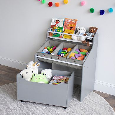 Humble Crew Multi Storage Unit with Fabric Bins