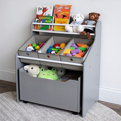 Humble Crew Multi Storage Unit with Fabric Bins