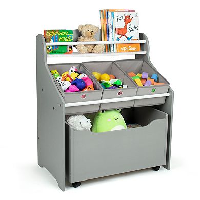 Humble Crew Multi Storage Unit with Fabric Bins