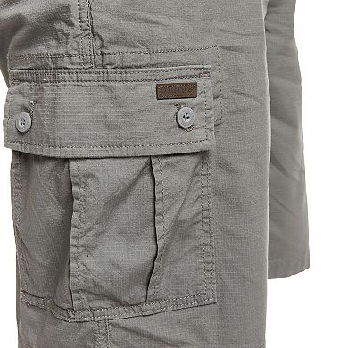 Men's Smith's Workwear Mini-Ripstop Belted Cargo Shorts