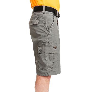 Men's Smith's Workwear Mini-Ripstop Belted Cargo Shorts