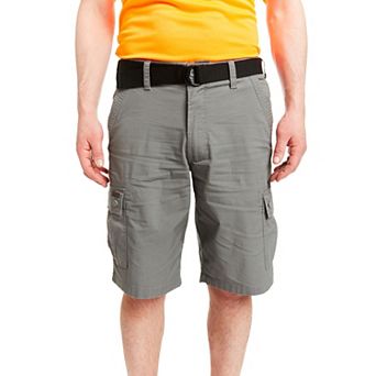 Men's Smith's Workwear Mini-Ripstop Belted Cargo Shorts