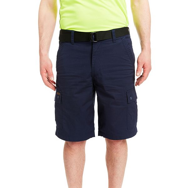 Men's Smith's Workwear Mini-Ripstop Belted Cargo Shorts