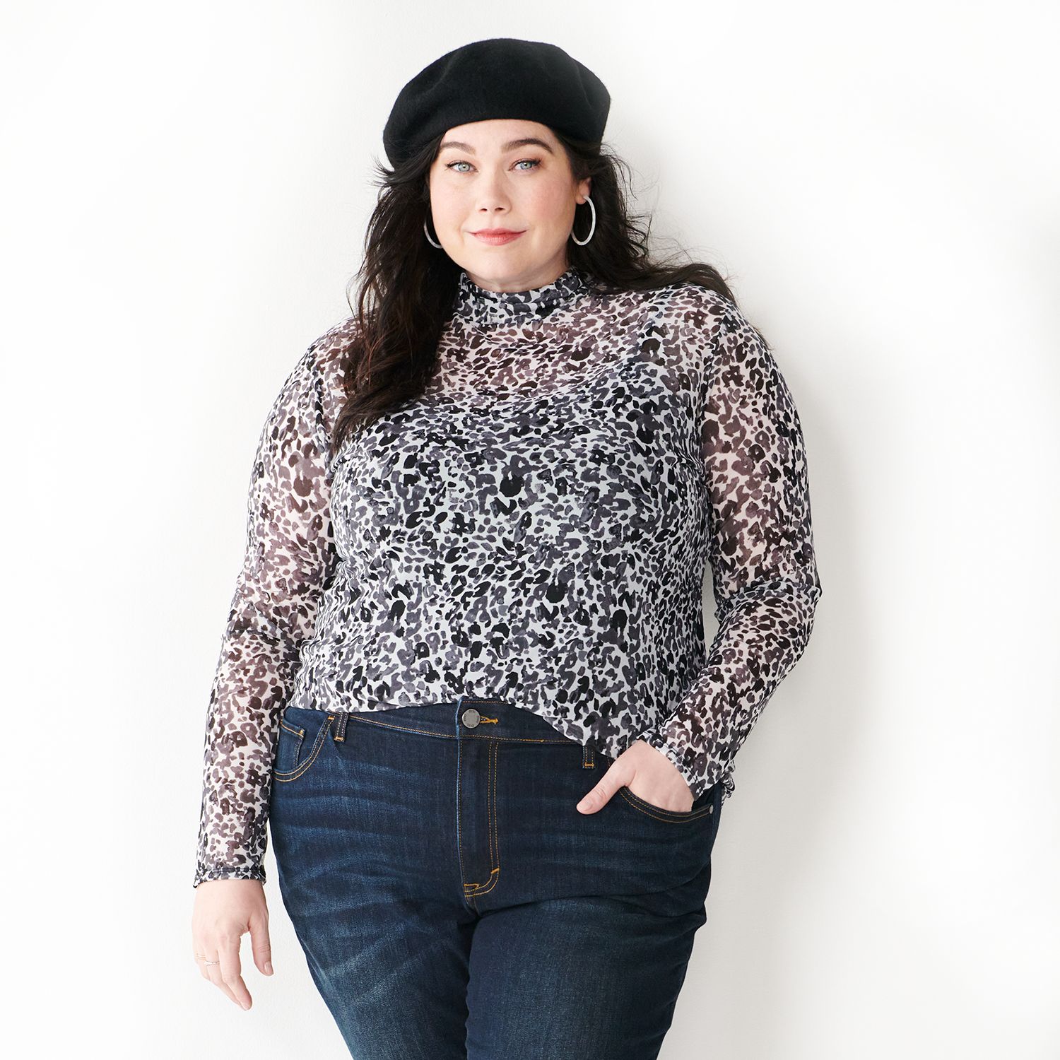 plus size sweater turtleneck