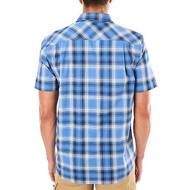 Men's Smith's Workwear Plaid Stretch Button-Down Shirt