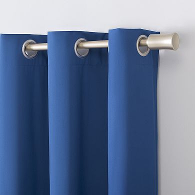 Sun Zero Harper Thermal 100% Blackout Grommet Window Curtain