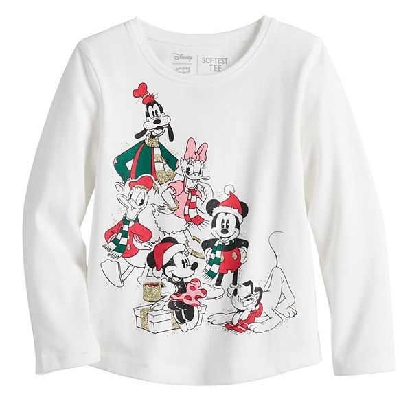 Disney Girls Mickey Mouse and Friends Christmas Sweatshirt
