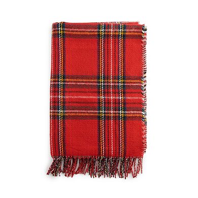 Women's Apt. 9® Reversible Tartan & Prince of Wales Blanket Wrap Scarf