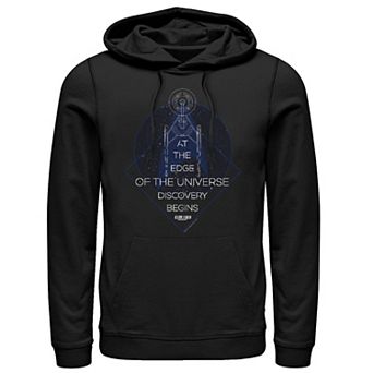 Men's Star Trek Discovery Celestial Ship Line Art Hoodie