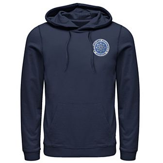 Men's Star Trek Starfleet Academy Science Badge Blue Hoodie