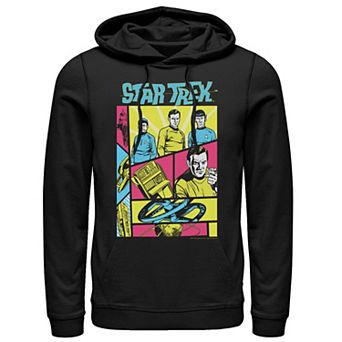 Men's Star Trek Original Series Neon Retro Comic Hoodie