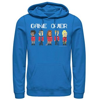 Men's Star Trek Original Series Pixel Red Shirts Hoodie