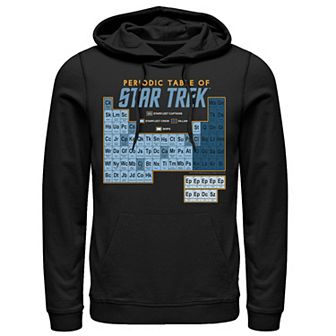 Men's Star Trek Original Series Periodic Table Map Hoodie