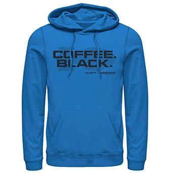 Men's Star Trek Voyager Coffee Black Capt. Janeway Hoodie