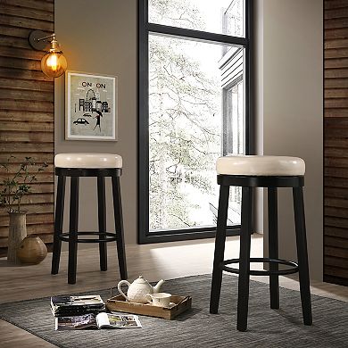 Carolina Living Era Swivel Bar Stool 2-piece Set