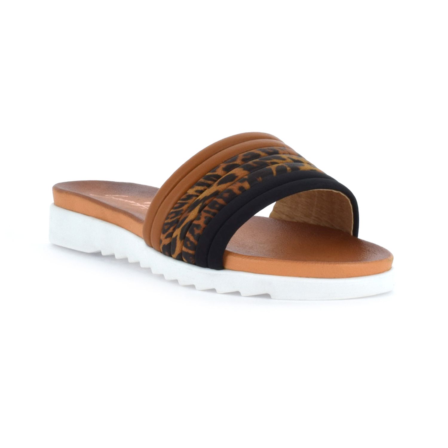 kohls leopard sandals