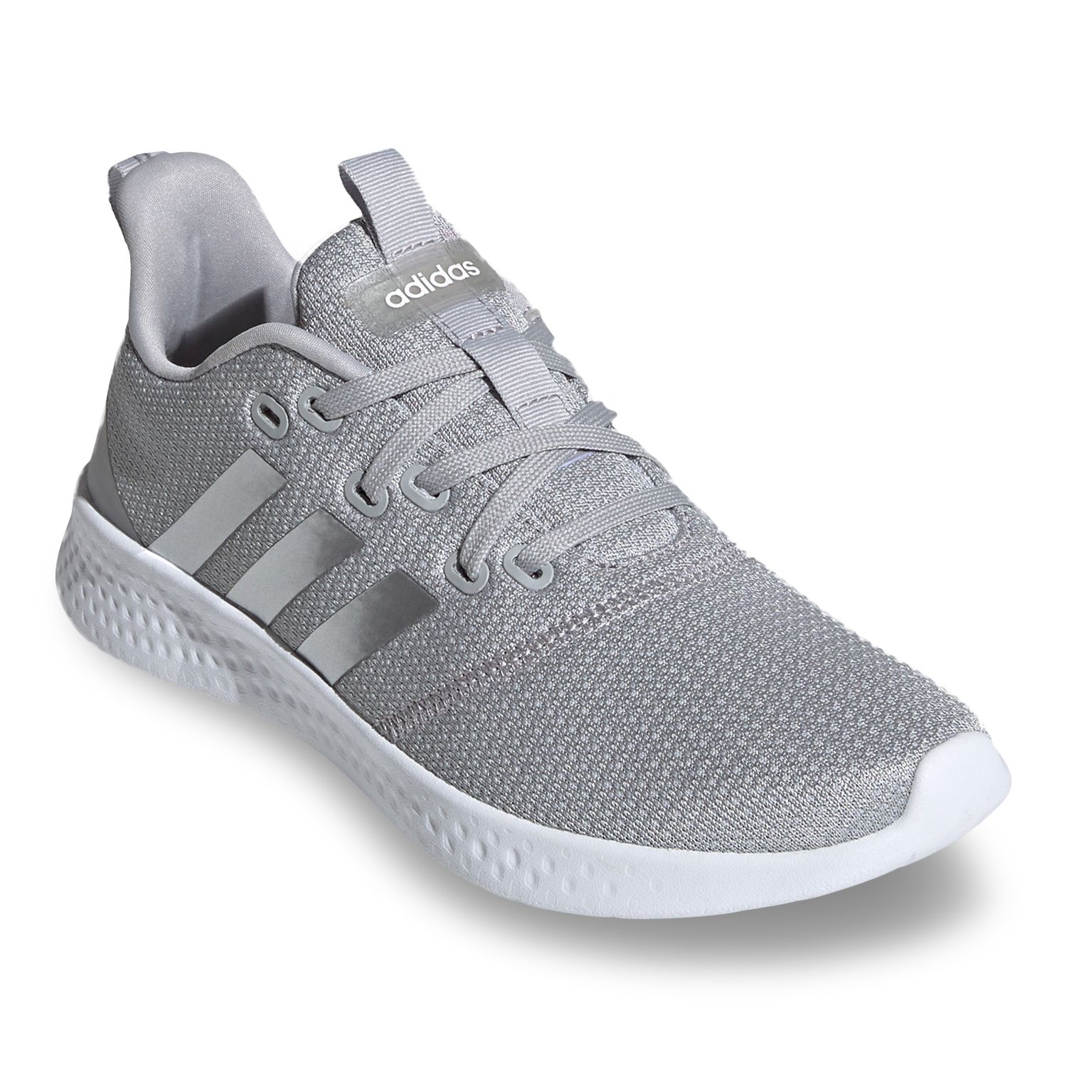 gray gym shoes