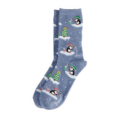 Women's Meowy Christmas Fuzzy Socks