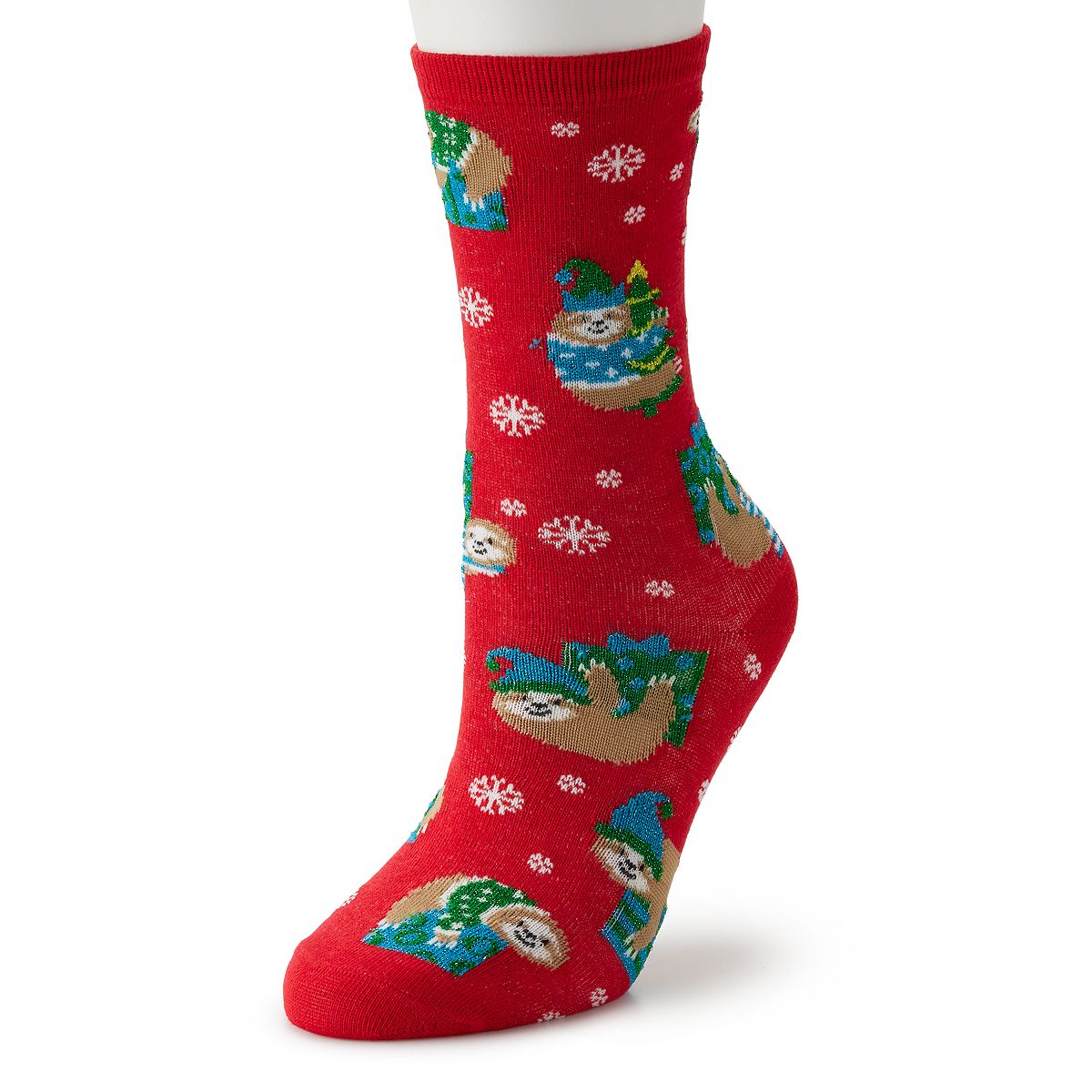 Women's Meowy Christmas Fuzzy Socks
