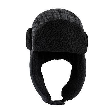 Men's Levi's Sherpa-Lined Plaid Trapper Hat