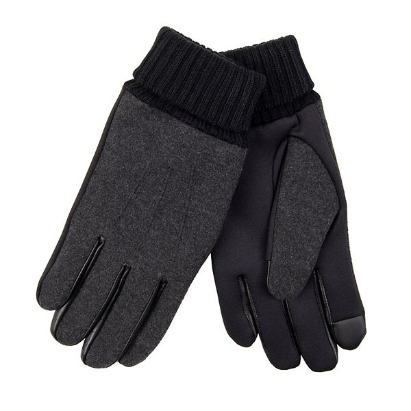 Men's Dockers® Gray Stretch Touch Screen Gloves