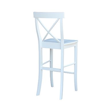 International Concepts X-Back Bar Stool
